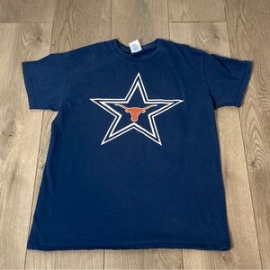 Gildan Dallas Cowboys Texas Longhorns T-shirt mens size M